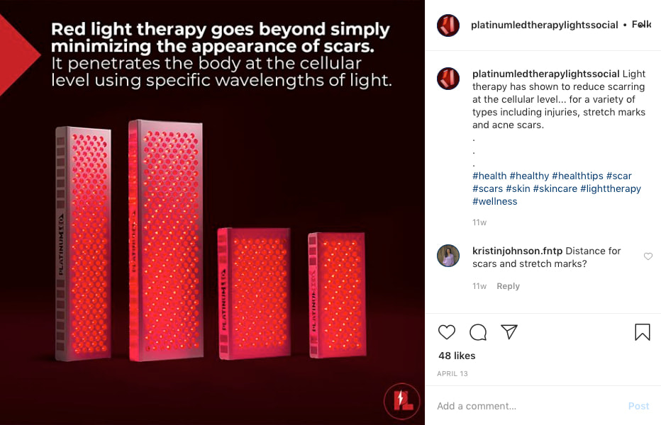 Platinum LED Therapy Lights Instagram Snapshot 1